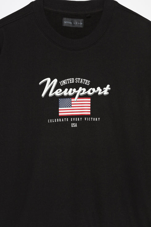 LEFTIES US NEW PORT PRINTED SWEATSHIRT