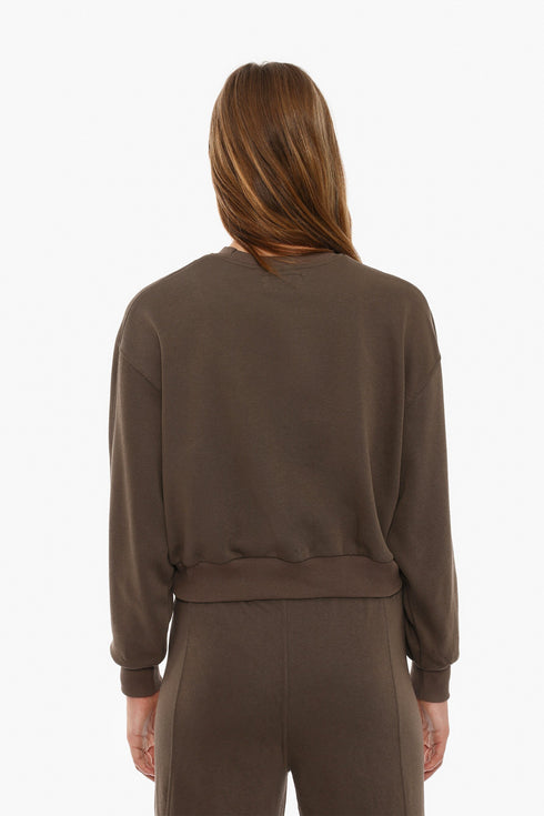 LEFTIES BASIC CROPPED LENGTH SWEATSHIRT