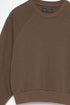LEFTIES BASIC CROPPED LENGTH SWEATSHIRT