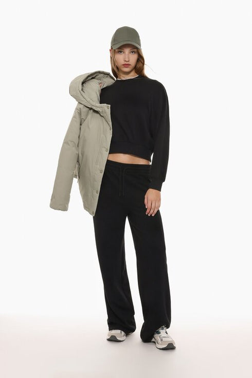 LEFTIES BASIC CROPPED SWEATSHIRT BLACK