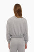 LEFTIES BASIC CROPPED SWEATSHIRT GREY
