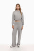 LEFTIES BASIC CROPPED SWEATSHIRT GREY