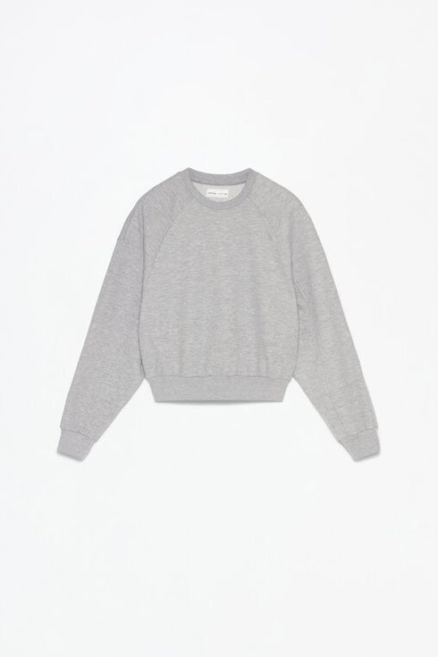 LEFTIES BASIC CROPPED SWEATSHIRT GREY