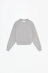 LEFTIES BASIC CROPPED SWEATSHIRT GREY