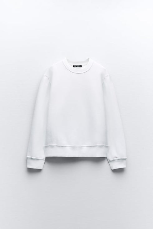 ZARA MINIMALIST SWEATSHIRT