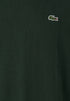 LACOSTE EMBROIDERED CREW NECK WOOL JUMPER - GREEN