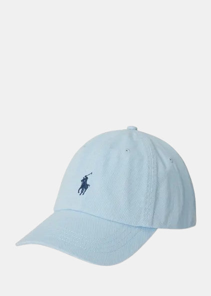 POLO RALPH LAUREN SMALL PONY BASEBALL CAP LIGHT BLUE