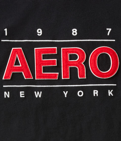 AEROPOSTALE NEW YORK APPLIQUE GRAPHIC T-SHIRT