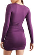 FOREVER 21 KNIT V-NECK MINI DRESS