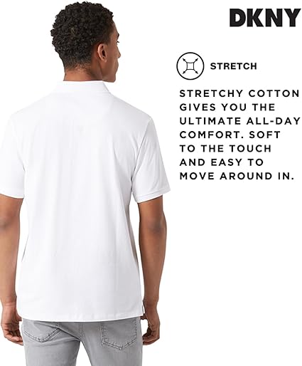 DKNY MENS ESSENTIAL POLO SHIRT
