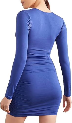 FOREVER 21 KNIT V-NECK MINI DRESS