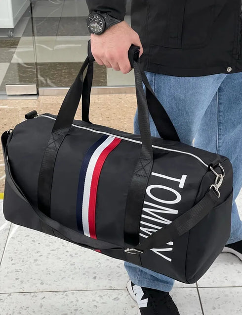 TOMMY SPORTY PRINTED DUFFLE BAG
