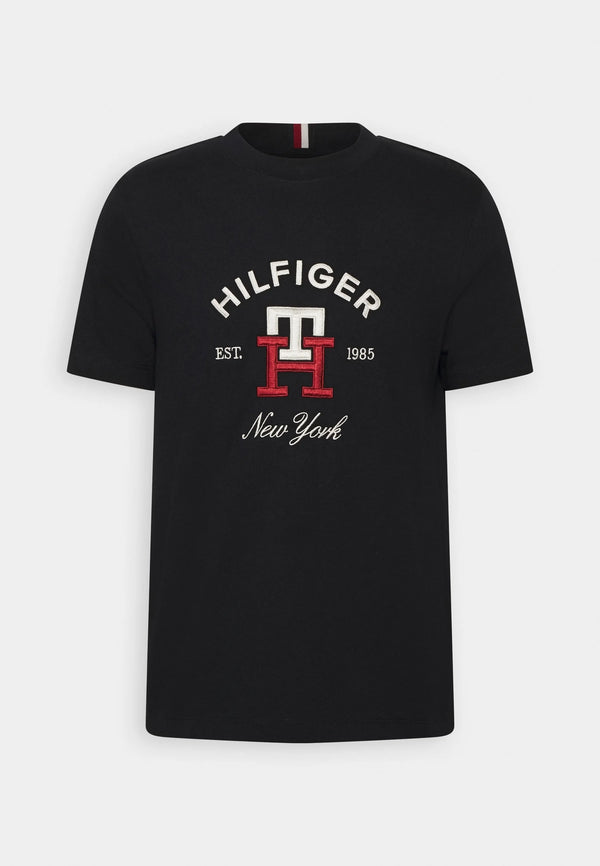 TOMMY HILFIGER NEW YORK EMBROIDERED LOGO CREW NECK T-SHIRT