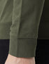 BOSS OLIVE GREEN LOGO LIGHTWEIGHT SWEATSHIRT