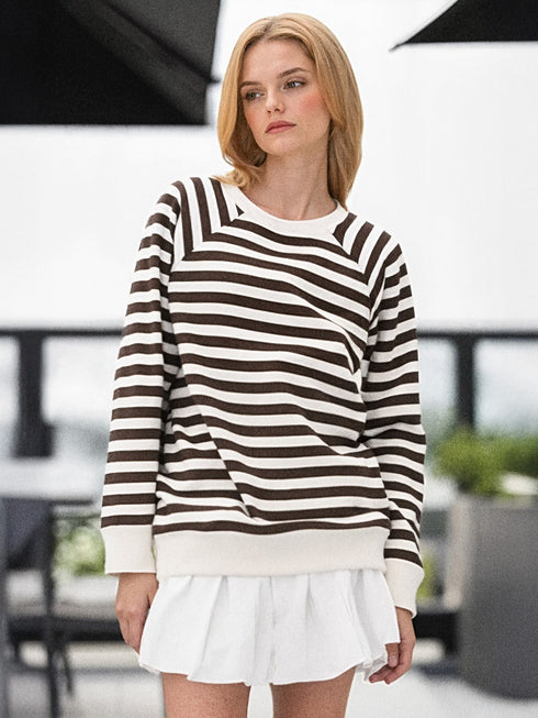 SINSAY STRIPED SWEATSHIRT