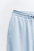 ZARA BASIC FLEECE JOGGERS - SKY BLUE