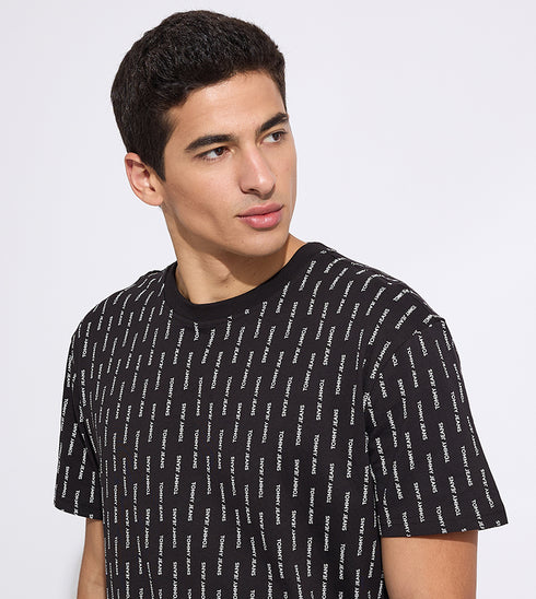 TOMMY HILFIGER ALL OVER PRINTED T-SHIRT
