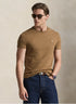 SIGNATURE PONY EMBROIDERED T-SHIRT - BROWN