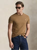 SIGNATURE PONY EMBROIDERED T-SHIRT - BROWN