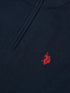 U.S.POLO ASSN QUARTER ZIP FUNNEL NECK JUMPER
