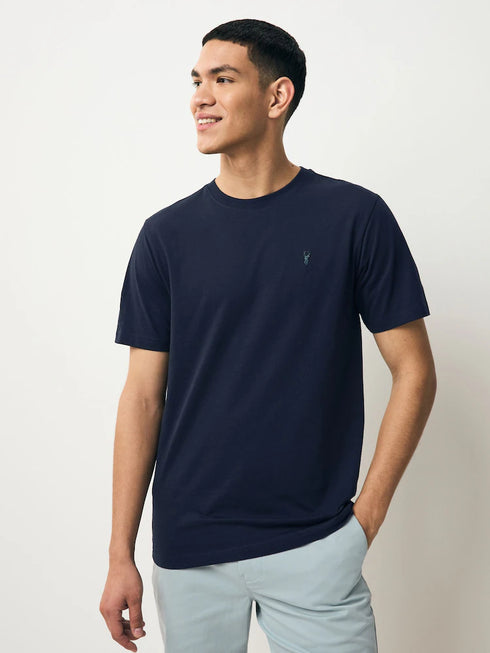NEXT EMBROIDERED LOGO CREW NECK T-SHIRT