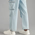 MAX MENS DENIM CARGO PANTS