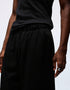 BERSHKA BASIC BAGGY FIT JOGGER - BLACK