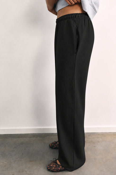 PULL&BEAR TERRY WIDE LEG TROUSER