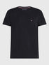 TOMMY HILFIGER CORE STRETCH CREWNECK T-SHIRT - BLACK