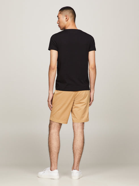 TOMMY HILFIGER CORE STRETCH CREWNECK T-SHIRT - BLACK