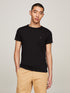 TOMMY HILFIGER CORE STRETCH CREWNECK T-SHIRT - BLACK