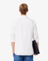 LACOSTE MEN'S SLIM FIT COTTON SHIRT - WHITE