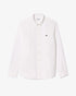 LACOSTE MEN'S SLIM FIT COTTON SHIRT - WHITE