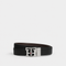 TOMMY HILFIGER REVERSIBLE LEATHER BELT - BLACK & BROWN