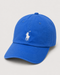 POLO RALPH LAUREN SMALL PONY COTTON CHINO CAP - LIGHT BLUE