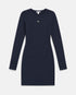 CALVIN KLEIN RIBBED BODYCON MINI DRESS