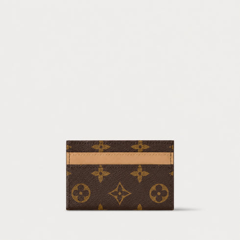 LOUIS VUITTON DOUBLE CARD HOLDER - BROWN