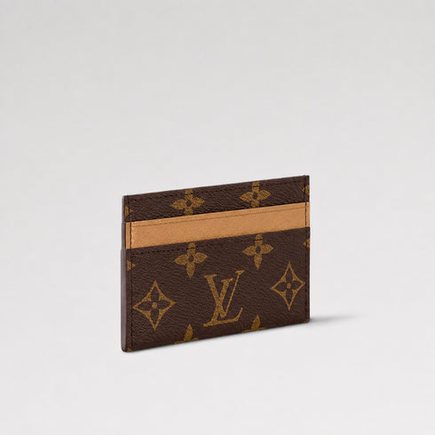LOUIS VUITTON DOUBLE CARD HOLDER - BROWN