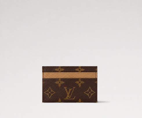 LOUIS VUITTON DOUBLE CARD HOLDER - BROWN