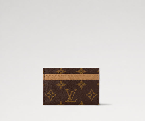 LOUIS VUITTON DOUBLE CARD HOLDER - BROWN