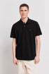 SPRINGFIELD REGULAR FIT BASIC POLO - BLACK