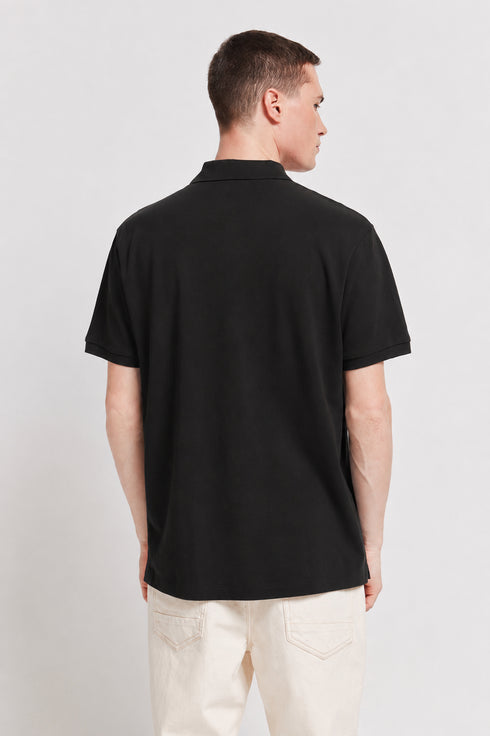 SPRINGFIELD REGULAR FIT BASIC POLO - BLACK
