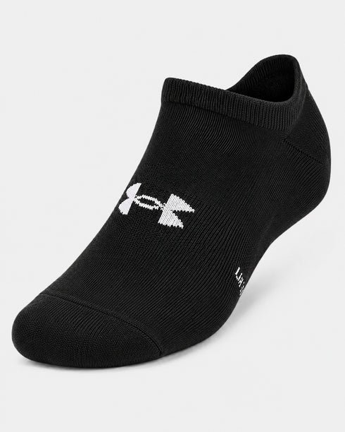 UNDER ARMOUR PERFORMANCE TECH NO-SHOW SOCKS – PACK OF 6 - BLACK