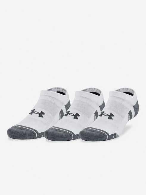 UNDER ARMOUR TRAINING NO-SHOW SOCKS (6 PACK) - MOD GREY
