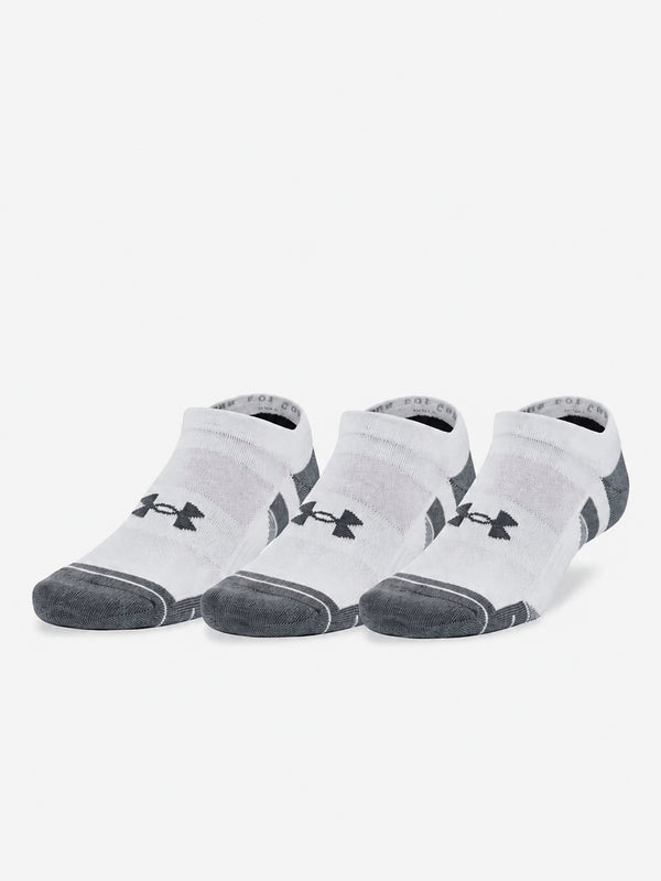 UNDER ARMOUR TRAINING NO-SHOW SOCKS (6 PACK) - MOD GREY