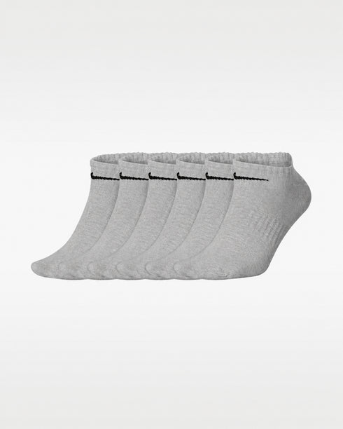NIKE COTTON WITH DRI-FIT TECHNOLOGY SOCKS PACK OF 6 - GREY