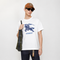 BURBERRY PRORSUM BLUE KNIGHT OVERSIZED T-SHIRT – WHITE