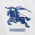 BURBERRY PRORSUM BLUE KNIGHT OVERSIZED T-SHIRT – WHITE