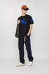 BURBERRY PRORSUM BLUE KNIGHT OVERSIZED T-SHIRT – BLACK