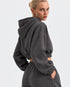 LEFTIES RIBBED CO-ORD SET – CHARCOAL GREY